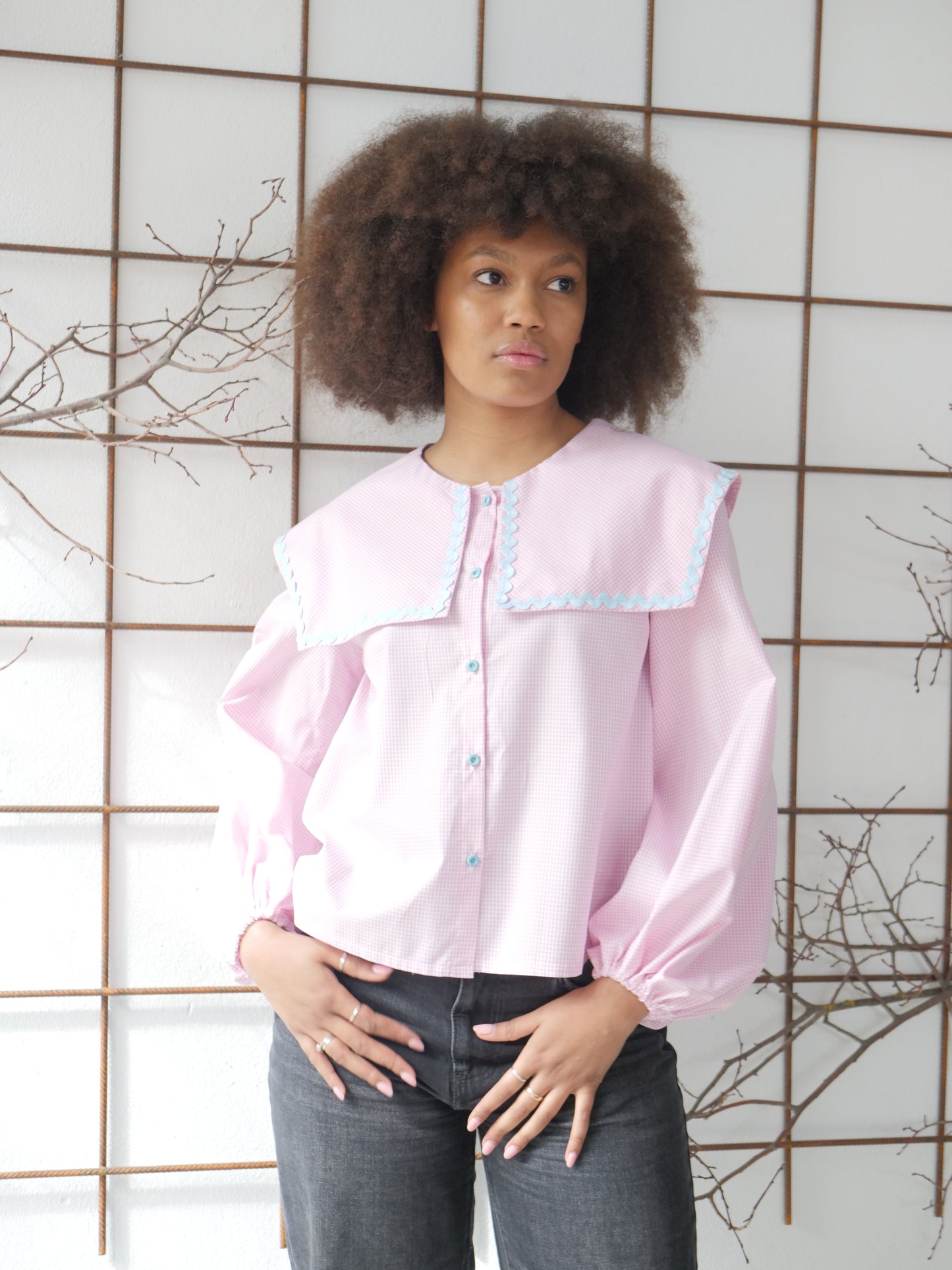 CAMICETTA VICHY ROSA