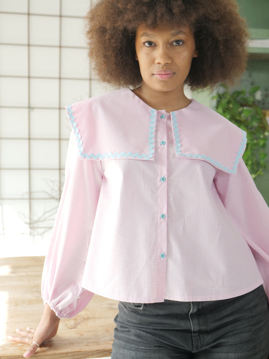 CAMICETTA VICHY ROSA